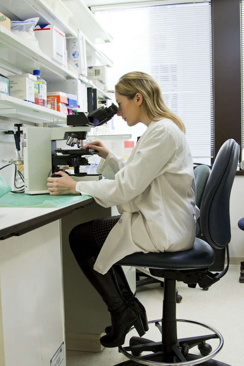 Biosafety cabinet in laboratory